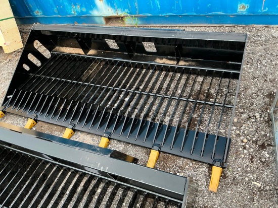 NEW WOLVERINE RSB84 SCREENING SHOVEL SKID STEER ATTACHMENT