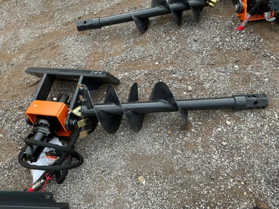 NEW WOLVERINE MAD-12-12D AUGER DRIVE W/BIT MINI TRACK LOADER ATTACHMENT