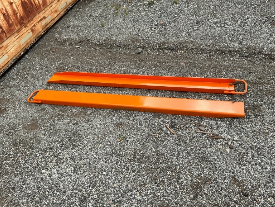 NEW WOLVERINE EX-66-84L 7FT. PALLET FORK EXTENSIONS SKID STEER ATTACHMENT