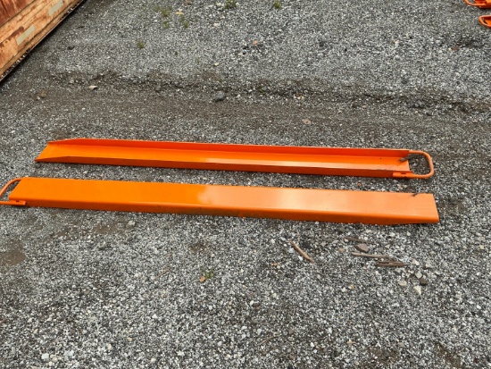 NEW WOLVERINE EX-66-84L 7FT. PALLET FORK EXTENSIONS SKID STEER ATTACHMENT