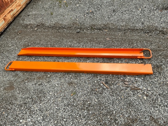 NEW WOLVERINE EX-66-84L 6FT. PALLET FORK EXTENSIONS SKID STEER ATTACHMENT