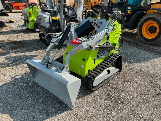 NEW ATS-T460 MINI TRACK LOADER powered by gas engine, equipped with auxiliary hydraulics, mechani...