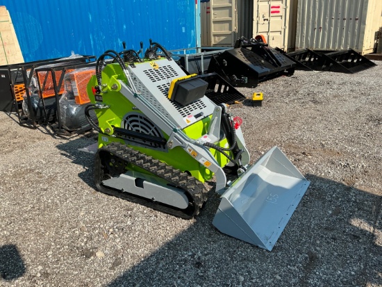 NEW ATS-T460 MINI TRACK LOADER powered by gas engine, equipped with auxiliary hydraulics, mechani...