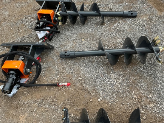 NEW WOLVERINE MAD-12-12D AUGER DRIVE W/BIT MINI TRACK LOADER ATTACHMENT