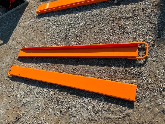 NEW WOLVERINE EX-66-84L 6FT. PALLET FORK EXTENSIONS SKID STEER ATTACHMENT