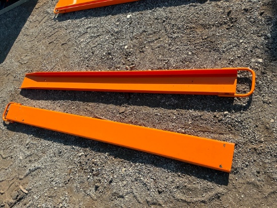 NEW WOLVERINE EX-66-84L 6FT. PALLET FORK EXTENSIONS SKID STEER ATTACHMENT