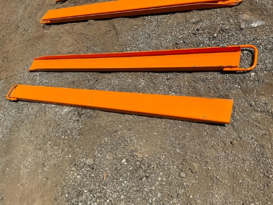 NEW WOLVERINE EX-66-78L 7FT. PALLET FORK EXTENSIONS SKID STEER ATTACHMENT