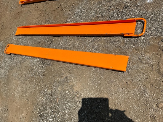 New Wolverine Ex-66-78l 7ft. Pallet Fork Extensions Skid Steer Attachment