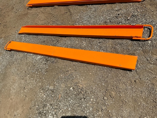 New Wolverine Ex-66-78l 7ft. Pallet Fork Extensions Skid Steer Attachment