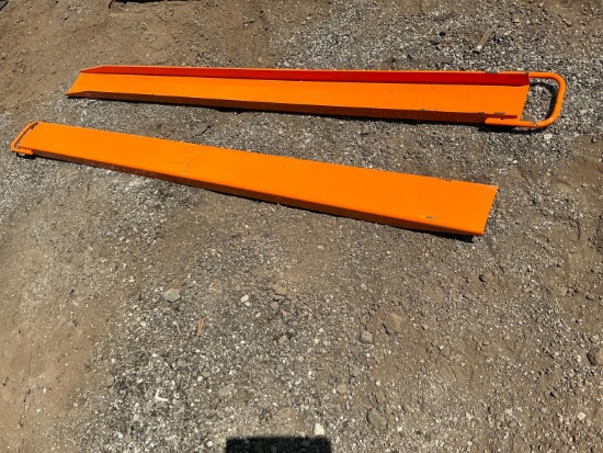 New Wolverine Ex-66-78l 7ft. Pallet Fork Extensions Skid Steer Attachment