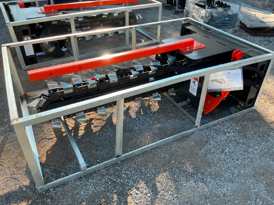 NEW WOLVERINE TCR-12-48H 48IN. TRENCHER SKID STEER ATTACHMENT