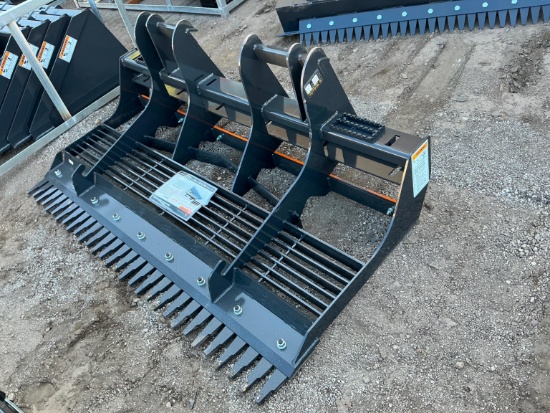 NEW WOLVERINE LL-12-78W 78IN. LAND LEVELER SKID STEER ATTACHMENT