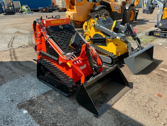 NEW ATS-T460 MINI TRACK LOADER powered by gas engine, equipped with auxiliary hydraulics, mechani...