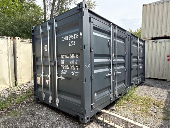 NEW 20FT. MULTI-USE CONTAINER with fork pockets.