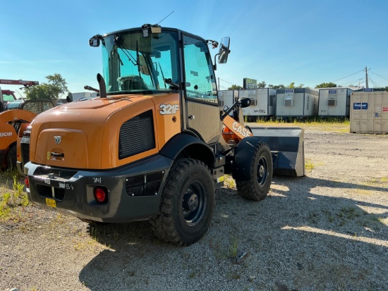 DEMO CASE 321F RUBBER TIRED LOADER powered by diesel engine, equipped with EROPS, air, heat, high