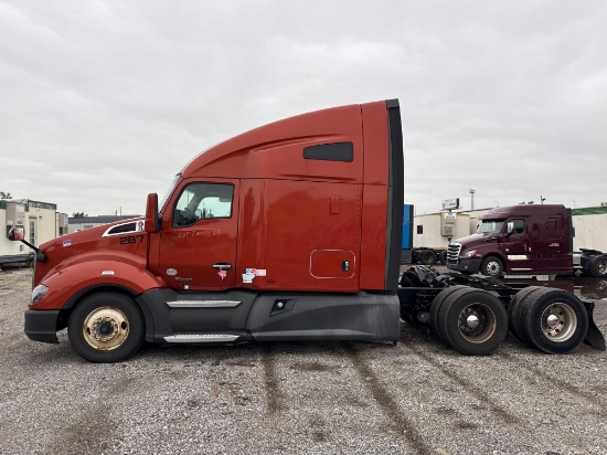 2019 KENWORTH T680 TRUCK TRACTOR VN:1XKYD49X7KJ257415 powered by Cummins X15 4505A diesel engine,