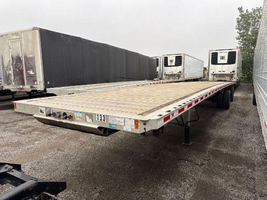 2017 FONTAINE REVOLUTION 52 FLATBED TRAILER VN:13N153205H1519616 equipped with 53ft. Flatbed body,