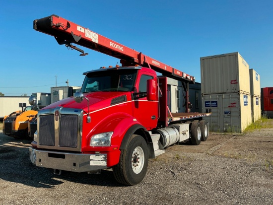 2017 KENWORTH T880 CONVEYOR TRUCK VN:1MKZLP0X4HJ169043 powered by Paccar MX13 diesel engine,