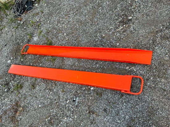 New Wolverine Ex-66-84l 6ft. Pallet Fork Extensions Skid Steer Attachment