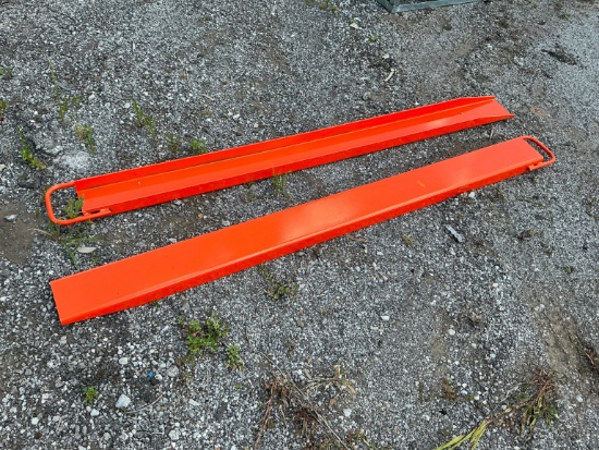 New Wolverine Ex-66-84l 6ft. Pallet Fork Extensions Skid Steer Attachment