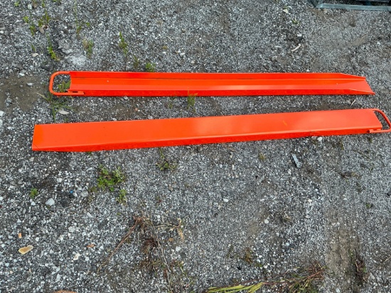 New Wolverine Ex-66-84l 6ft. Pallet Fork Extensions Skid Steer Attachment