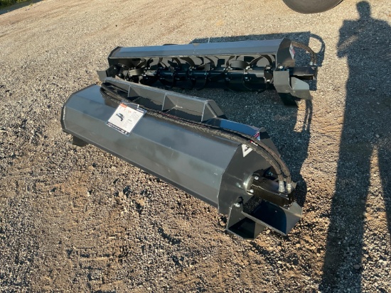 NEW WOLVERINE TL-12-72W 72IN. TILLER SKID STEER ATTACHMENT