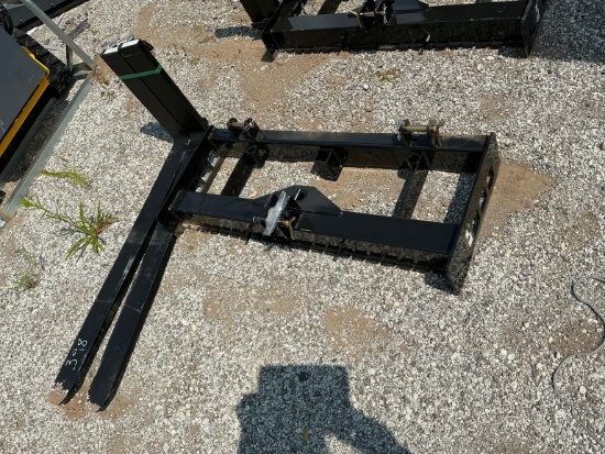 NEW WOLVERINE THFF46 GRASS FORKS SKID STEER ATTACHMENT