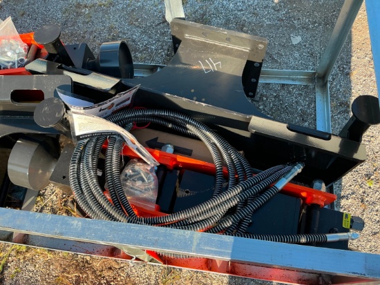 NEW WOLVERINE PD-12-08D POST DRIVER SKID STEER ATTACHMENT