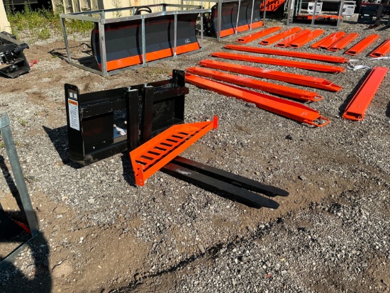 NEW WOLVERINE FK-11-48W PALLET FORKS SKID STEER ATTACHMENT