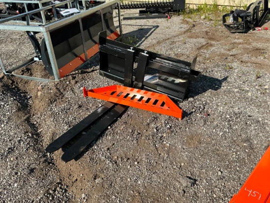NEW WOLVERINE FK-11-48W PALLET FORKS SKID STEER ATTACHMENT