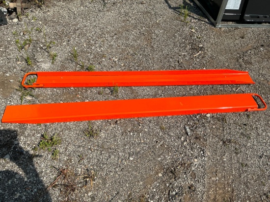 New Wolverine Ex-66-84l 6ft. Pallet Fork Extensions Skid Steer Attachment