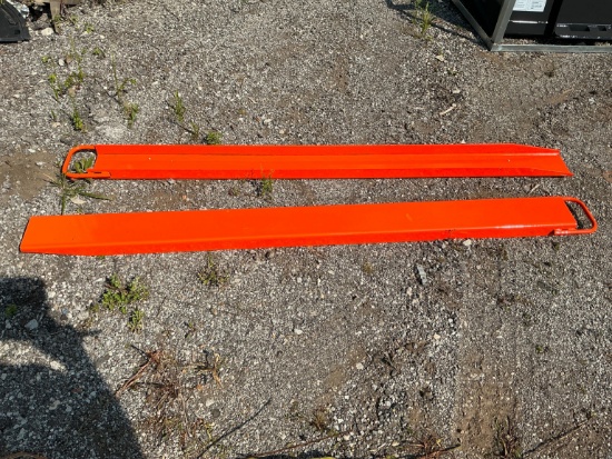 New Wolverine Ex-66-84l 6ft. Pallet Fork Extensions Skid Steer Attachment