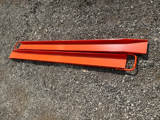 New Wolverine Ex-66-84l 7ft. Pallet Fork Extensions Skid Steer Attachment