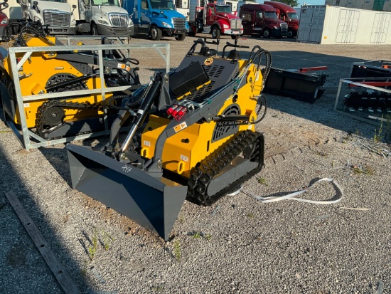NEW ATS-T460 MINI TRACK LOADER powered by gas engine, equipped with auxiliary hydraulics, mechani...