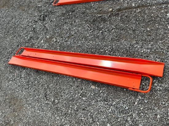 New Wolverine Ex-66-78l 6ft. Pallet Fork Extensions Skid Steer Attachment