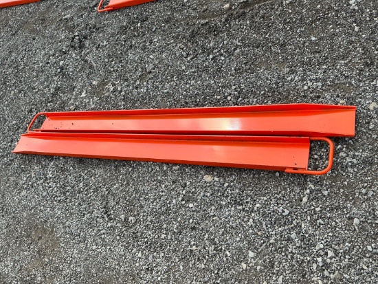 New Wolverine Ex-66-78l 6ft. Pallet Fork Extensions Skid Steer Attachment