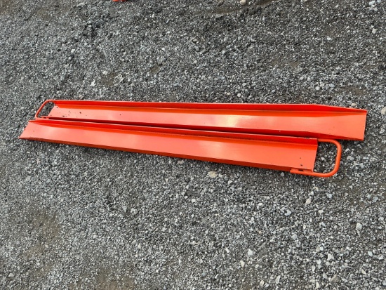 New Wolverine Ex-66-78l 7ft. Pallet Fork Extensions Skid Steer Attachment