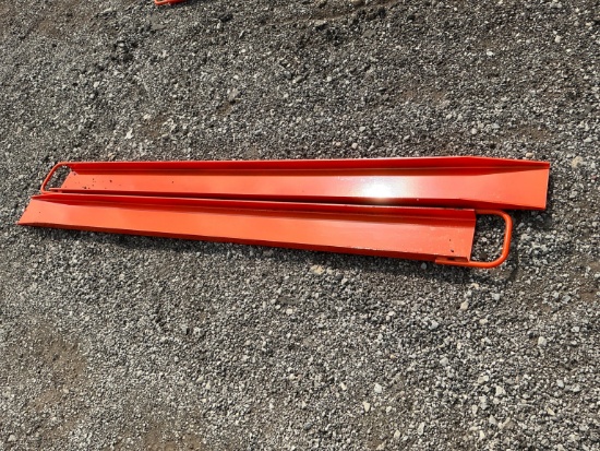NEW WOLVERINE EX-66-78L 6FT. PALLET FORK EXTENSIONS SKID STEER ATTACHMENT