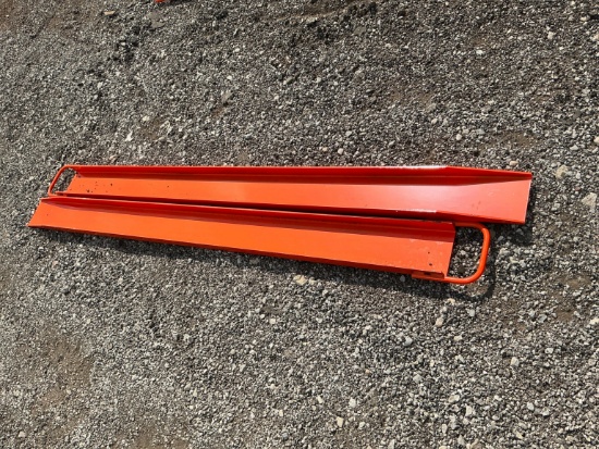 New Wolverine Ex-66-78l 6ft. Pallet Fork Extensions Skid Steer Attachment