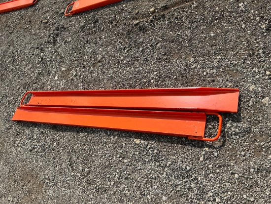 NEW WOLVERINE EX-66-78L 6FT. PALLET FORK EXTENSIONS SKID STEER ATTACHMENT