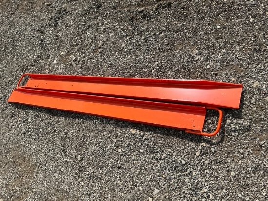New Wolverine Ex-66-78l 6ft. Pallet Fork Extensions Skid Steer Attachment