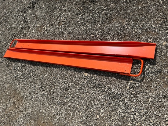 New Wolverine Ex-66-84l 6ft. Pallet Fork Extensions Skid Steer Attachment