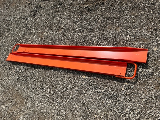 New Wolverine Ex-66-84l 6ft. Pallet Fork Extensions Skid Steer Attachment