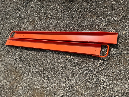 New Wolverine Ex-66-84l 7ft. Pallet Fork Extensions Skid Steer Attachment