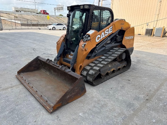 2021 CASE TV450 RUBBER TRACKED SKID STEER SN:493261 powered by FPT diesel engine, equipped with
