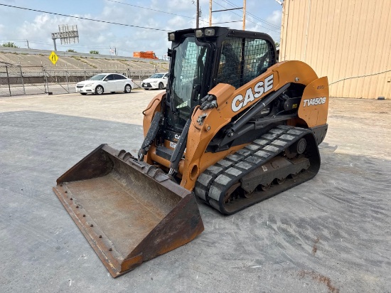 2021 CASE TV450 RUBBER TRACKED SKID STEER SN:401055 powered by FPT diesel engine, equipped with