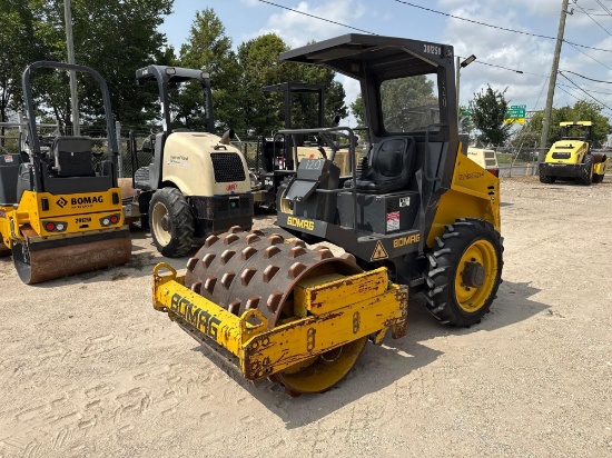 BOMAG BW142PDH-3 VIBRATORY ROLLER SN:381250 powered by Deutz diesel engine, equipped with OROPS,