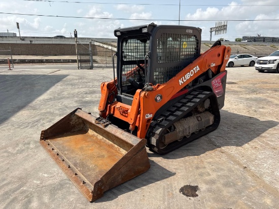 2019 KUBOTA SVL75-2HWC RUBBER TRACKED SKID STEER SN:46086 powered by Kubota diesel engine, equipped