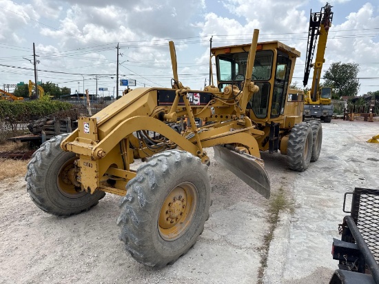 CAT 12H MOTOR GRADER SN:8MN00563 powered by Cat C9 diesel engine, equipped with EROPS, air, heat,