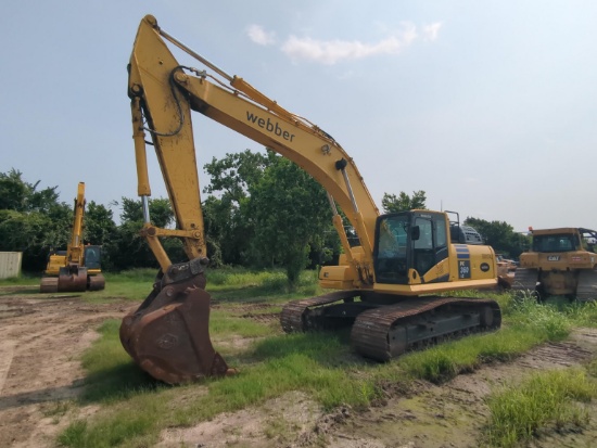 2022 KOMATSU PC360LC-11 HYDRAULIC EXCAVATOR SN:A39015 powered by Komatsu SAA6D114E-6 diesel engine,